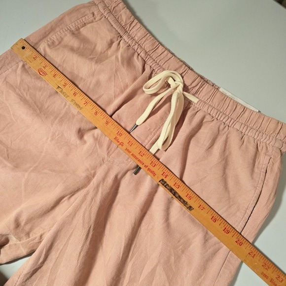 American Eagle Joggers Womens Large Pink Corduroy Stretch Drawstring Pull On‎ - Picture 12 of 15